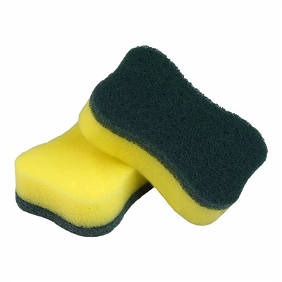 Heavy Duty Scrub Sponge Green Yellow