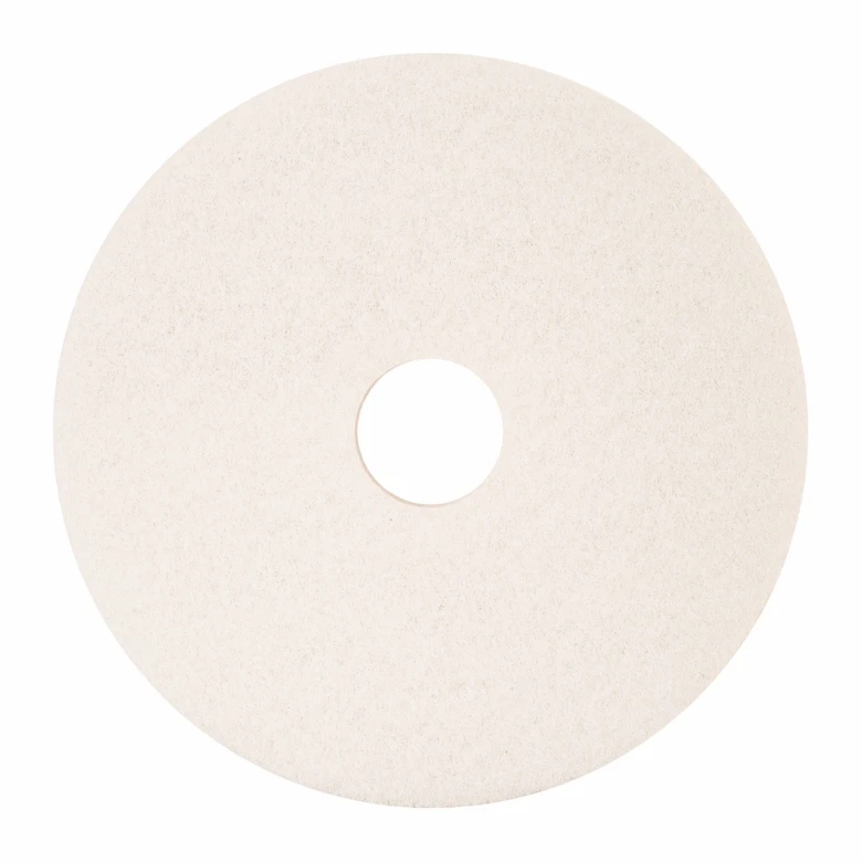 White Super Polish Pad | Non-Woven Floor Buffing & Maintenance